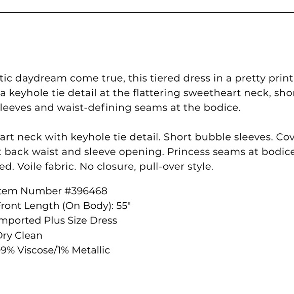 Lane Bryant Midi Floral Dress Size 24 - Picture 12 of 12